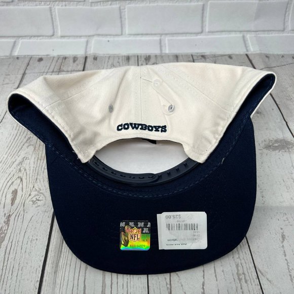 Dallas Cowboys NFL Offwhite Team Apparel Hat Snapback Cap Youth - Picture 4 of 7